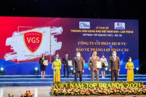 Công ty Dịch vụ Bảo vệ Thắng Lợi Toàn Cầu đạt Top 50 Thương hiệu hàng đầu Việt Nam năm 2021