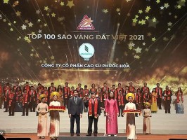 VRG có 8 đơn vị được nhận giải thưởng Sao Vàng đất Việt năm 2021