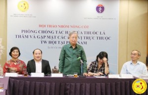 Chủ tịch Hội GDCSSKCĐ Việt Nam gặp mặt các đơn vị trực thuộc phía Nam