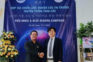 Viện IMRIC (CN miền Bắc) ký ghi nhớ hợp tác chiến lược với Hiệp hội Blue Reborn Campaign (Hàn Quốc)