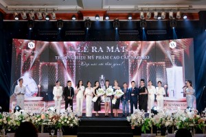 Lễ ra mắt thương hiệu mỹ phẩm cao cấp Vaparo tại Việt Nam