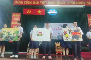 Học sinh trường PTTH Lê Thánh Tôn tái hiện dòng chảy văn hóa Việt qua dự án dạy học phát triển năng lực “Dòng chảy văn học”