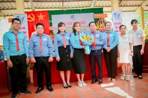 Bến Tre: Đại hội Đại biểu Hội Liên hiệp Thanh niên Việt Nam xã Phú Hưng lần thứ VI